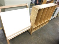 Childrens Bookcase/Cubby and Easel