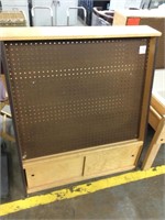Pegboard and encasement