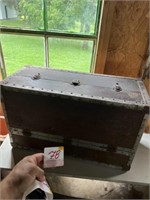 Old trunk tool box
