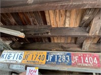 Old liscence plates must take down