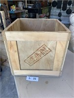 Small Wood Crate