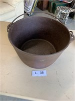 Cast Iron Pot marked 8 C