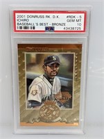 2001 Donruss Ichiro Suzuki RC Bronze PSA 10 97/999