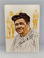 Babe Ruth 1979 S. Miniatures Color Photo Card