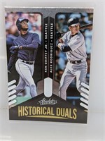 2022 Absolute Historic Duals Griffey Jr Rodriguez