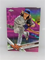 2017 Topps Chrome Pink Refractor Jacob DeGrom #184