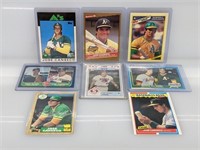 Lot of Jose Canseco Rookie Baseball Cards
