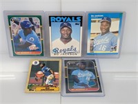 Lot of Bo Jackson Rookie Baseball Cards