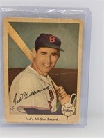 1959 Fleer Ted Williams Set Card #63 Creased