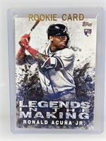 2018 Topps Legends The Making Ronald Acuna Jr RC