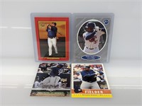Lot of Prince Fielder Rookie Baseball Cards