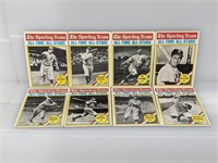 1976 Topps (8) All Time All Stars Babe Ruth etc.
