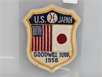 1958 US/Japan Goodwill Tour Original Patch
