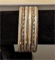 Navajo Silver Cuff Bracelet (53.74gtw)