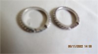 Two siiver rings