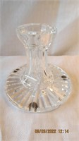 3.5 in Waterford crystal candle holder