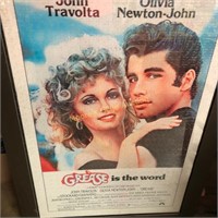Framed "Grease" Movie Poster Puzzle