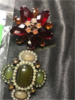 2 Brooches