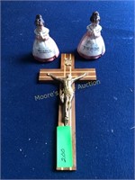 Crucifix and Figurines