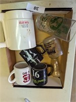 Assorted Coffee Mugs & Battery Operated Sifter