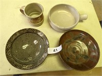 Pottery Cup & Pottery Bowls
