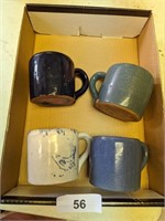 Assorted Pottery Mugs