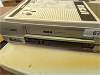 RCA VHS Player w/ VHS Tapes