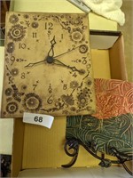 Pottery Clock & Other