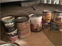 Paints & Stain (Mostly Full, No Empties)