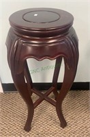 All wood plant stand with a X cross support - 28