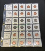 Coins - six complete sets P&D Lincoln Bicentennial