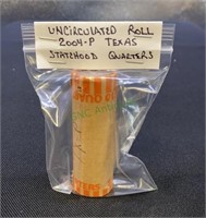 Coins - complete uncirculated roll 2004 P Texas