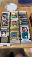 Sports cards - three box lot of baseball, racing
