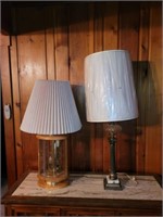 2 LARGE VTG TABLE LAMPS