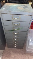 9 drawer metal storage cabinet - all drawers
