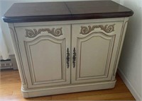 French Provincial Convertible Buffet & Contents