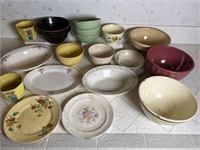 Lot of shabby chic dishes