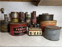Lot of Vintage Tins