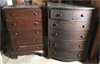 2  vintage chests and contents