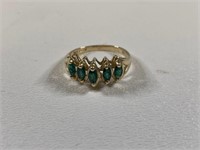 14k Emerald Ring