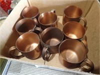 (8) Copper Cups