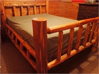 Queen Size Log Bed  -  Mattress Not Included!