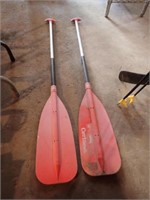Pair Of Alum. Canoe Paddles