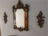 Mirror and Sconces
