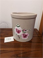 Painted Roseville Pottery Crock