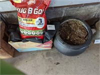 Insect Killer and Plastic Planter