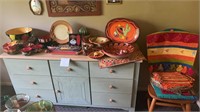 Hispanic Themed Items Cabinet & Chair not included