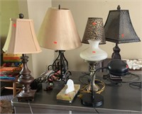 6 Lamps and Miscellaneous Desk Items