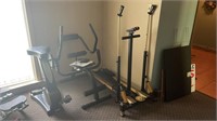 3 Pieces of Exercise Equipment  (SitNCycle, Ab