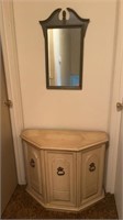 Mirror and Entry Cabinet